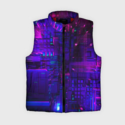 Женский жилет NEON CUBES, цвет: 3D-красный