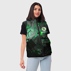 Женский жилет SKODA, цвет: 3D-черный — фото 2