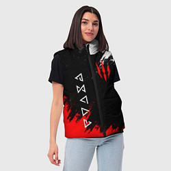 Женский жилет The Witcher, цвет: 3D-черный — фото 2