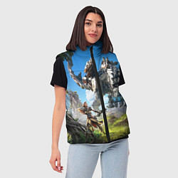 Женский жилет HORIZON ZERO DAWN, цвет: 3D-черный — фото 2