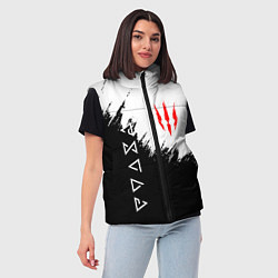 Женский жилет The Witcher, цвет: 3D-черный — фото 2