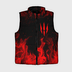 Женский жилет ВЕДЬМАК 3 ГЕРАЛЬТ КОГОТЬ, цвет: 3D-черный