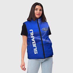 Женский жилет SUBARU, цвет: 3D-черный — фото 2