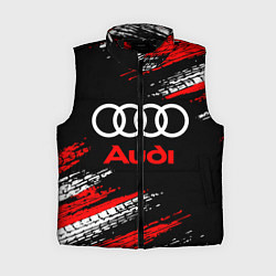 Женский жилет AUDI, цвет: 3D-черный