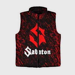 Женский жилет Sabaton, цвет: 3D-черный