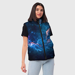 Женский жилет Туманность, цвет: 3D-красный — фото 2