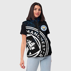 Женский жилет Manchester City, цвет: 3D-красный — фото 2