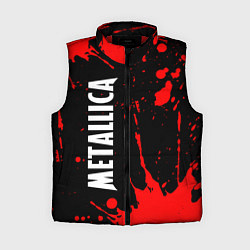 Женский жилет METALLICA МЕТАЛЛИКА, цвет: 3D-красный