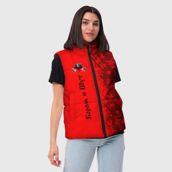 Женский жилет КОРОЛЬ И ШУТ, цвет: 3D-красный — фото 2