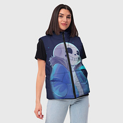 Женский жилет UNDERTALE, цвет: 3D-черный — фото 2