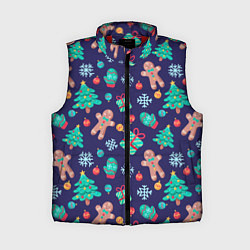 Женский жилет Новый год, цвет: 3D-красный