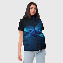 Женский жилет Атом, цвет: 3D-красный — фото 2