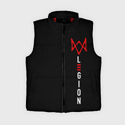 Женский жилет Watch Dogs: Legion, цвет: 3D-красный