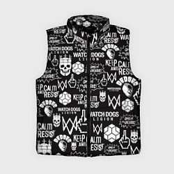 Женский жилет WATCH DOGS LEGION, цвет: 3D-черный