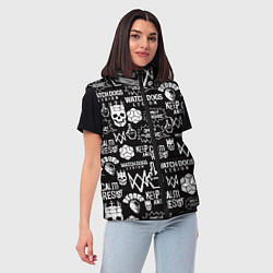 Женский жилет WATCH DOGS LEGION, цвет: 3D-черный — фото 2