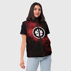 Женский жилет Черный клевер, цвет: 3D-черный — фото 2