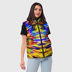 Женский жилет Батик Краски, цвет: 3D-светло-серый — фото 2