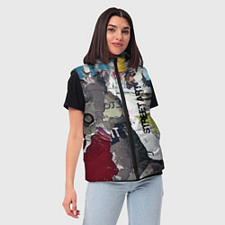 Женский жилет Street art, цвет: 3D-черный — фото 2