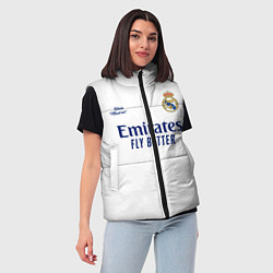 Женский жилет REAL MADRID, домашняя 2021, цвет: 3D-светло-серый — фото 2