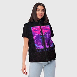 Женский жилет Бегущий по лезвию, цвет: 3D-черный — фото 2