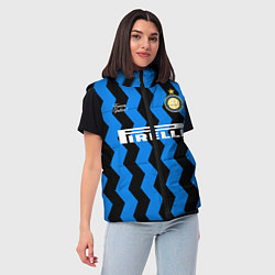 Женский жилет INTER домашняя 2021, цвет: 3D-красный — фото 2