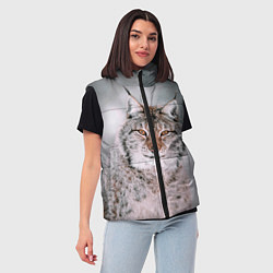 Женский жилет Рысь, цвет: 3D-черный — фото 2