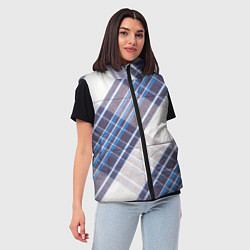 Женский жилет Шотландка Z, цвет: 3D-черный — фото 2