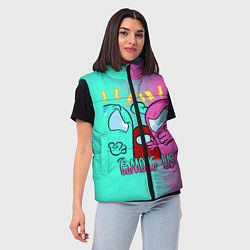 Женский жилет AMONG US, цвет: 3D-черный — фото 2