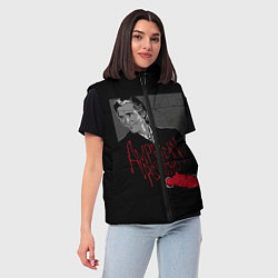 Женский жилет Американский психопат, цвет: 3D-черный — фото 2