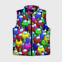 Женский жилет AMONG US, цвет: 3D-красный