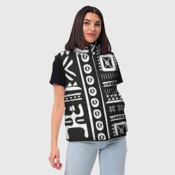 Женский жилет Этнический узор, цвет: 3D-красный — фото 2
