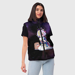 Женский жилет Genshin Impact, цвет: 3D-черный — фото 2