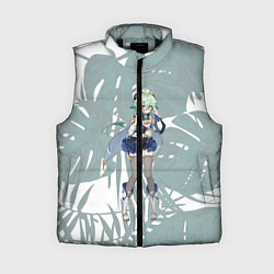 Женский жилет Genshin Impact, цвет: 3D-черный