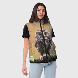 Женский жилет СОВЕНОК, цвет: 3D-светло-серый — фото 2