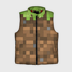 Женский жилет Minecraft камуфляж, цвет: 3D-красный