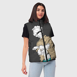 Женский жилет Годжо Магическая Битва, цвет: 3D-черный — фото 2