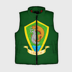 Женский жилет Удачливый кот, цвет: 3D-красный