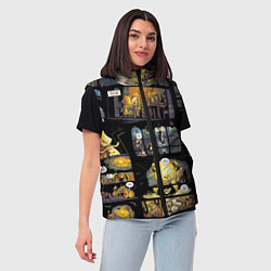 Женский жилет LITTLE NIGHTMARES, цвет: 3D-черный — фото 2