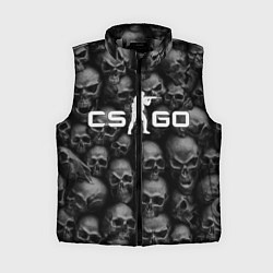 Женский жилет CS:GO Catacombs Катакомбы, цвет: 3D-светло-серый