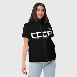 Женский жилет СССР, цвет: 3D-светло-серый — фото 2