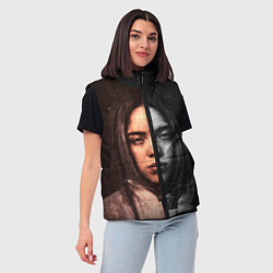 Женский жилет Билли Айлиш, цвет: 3D-светло-серый — фото 2