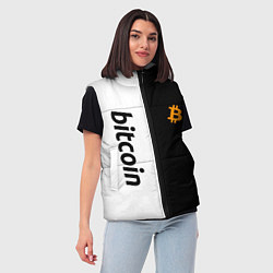 Женский жилет БИТКОИН BITCOIN Z, цвет: 3D-черный — фото 2
