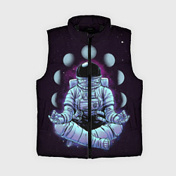 Женский жилет Космическое Расслабление, цвет: 3D-черный