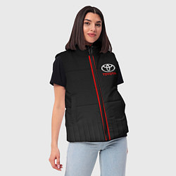 Женский жилет TOYOTA PASSION FOR LIFE, цвет: 3D-красный — фото 2