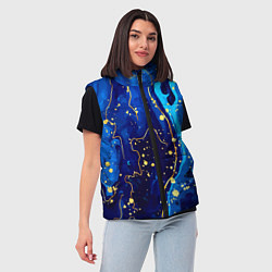 Женский жилет СИНИЙ ГРАНИТ, цвет: 3D-черный — фото 2