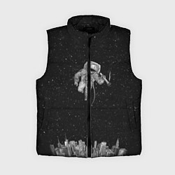Женский жилет Космонавт Над Городом