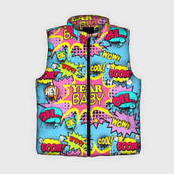 Женский жилет Year baby Pop art print, цвет: 3D-светло-серый