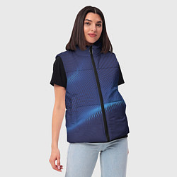Женский жилет 3D волна, цвет: 3D-светло-серый — фото 2