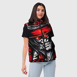 Женский жилет Алукард, Хеллсинг, цвет: 3D-светло-серый — фото 2