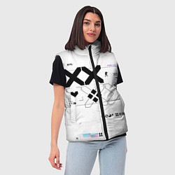 Женский жилет Desert Eagle: Printstream White, цвет: 3D-светло-серый — фото 2